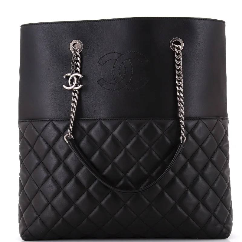 Female elegant sling bags-Urban Delight Chain Tote Quilted Lambskin Large