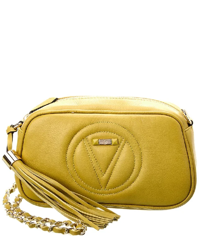 Women's leather hobo bags-Valentino by Mario Valentino Bella Leather Crossbody