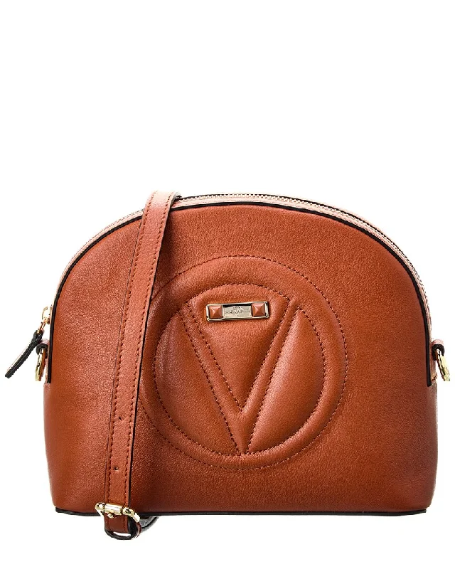 Women's embroidered shoulder bags-Valentino by Mario Valentino Diana Signature Leather Crossbody