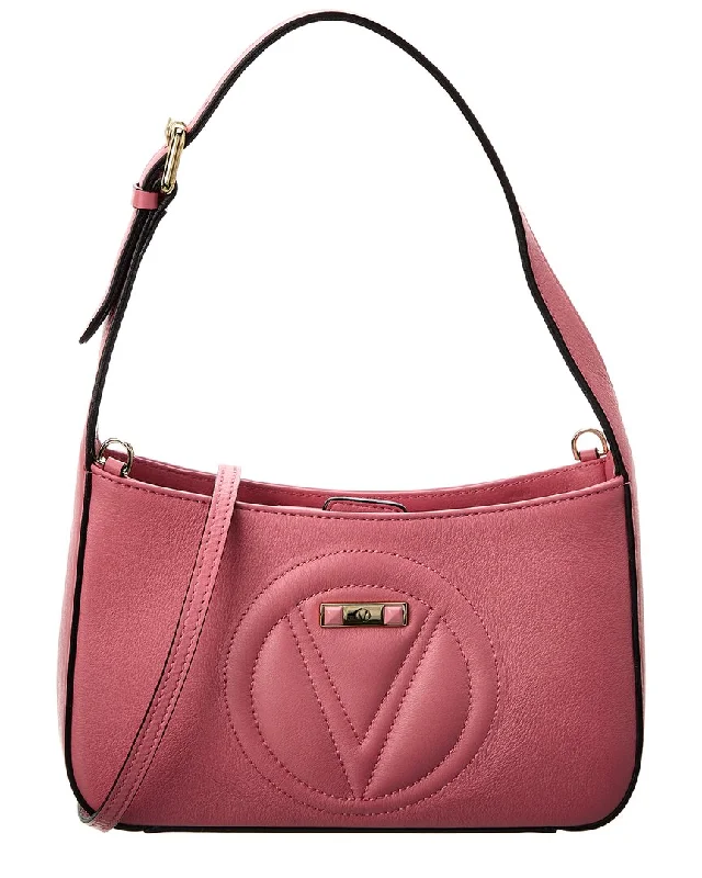 Women's chain detail totes-Valentino by Mario Valentino Kai Leather Crossbody